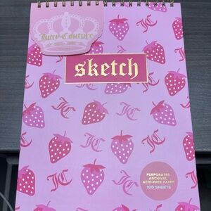Juicy Couture Pink Strawberry Sketch Pad